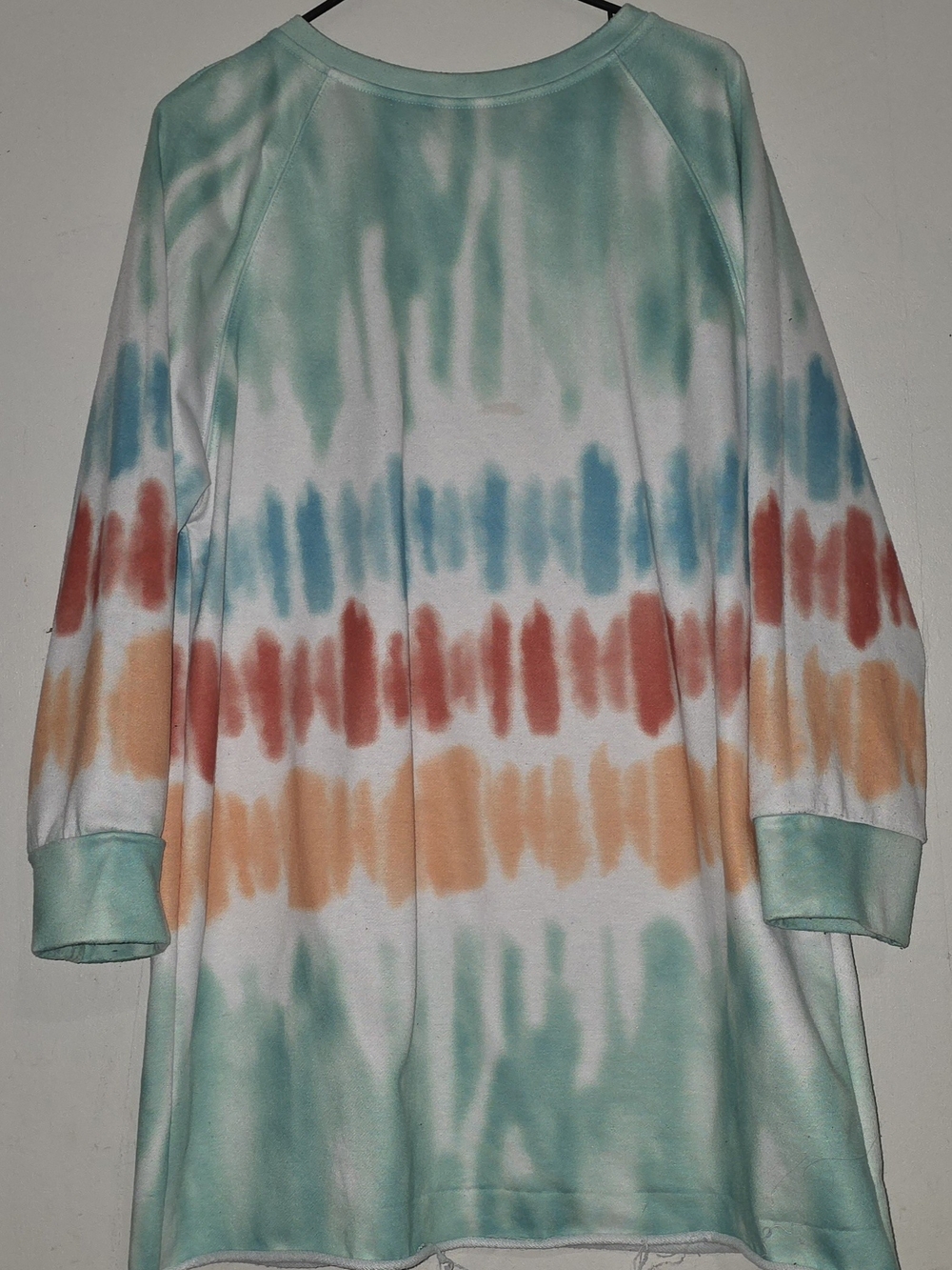 Tie-Dye Stripe Women’s Top - Multicolor